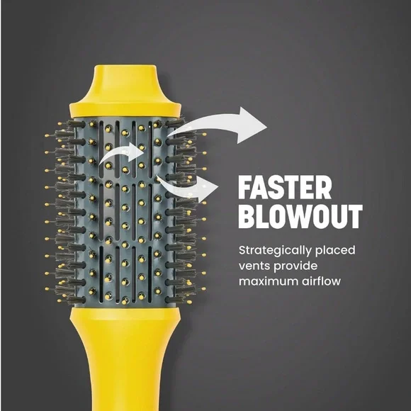 NWB Drybar Yellow and Black Hair Styling Tool 💛 - Picture 5 of 13